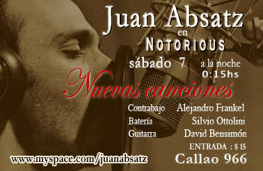 Juan Absatz - Nuevas canciones