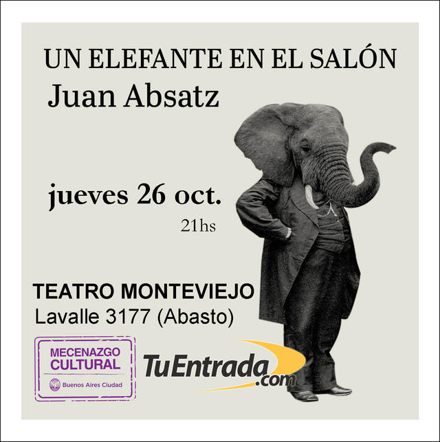 Juan Absatz en el Teatro Monteviejo